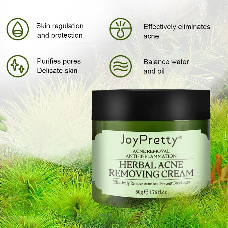 Joypretty Herbal Acne Removal Face Cream against Pimple Remover Ance Treatment anti Ance Moisturizing Repair Damage Skin Care
