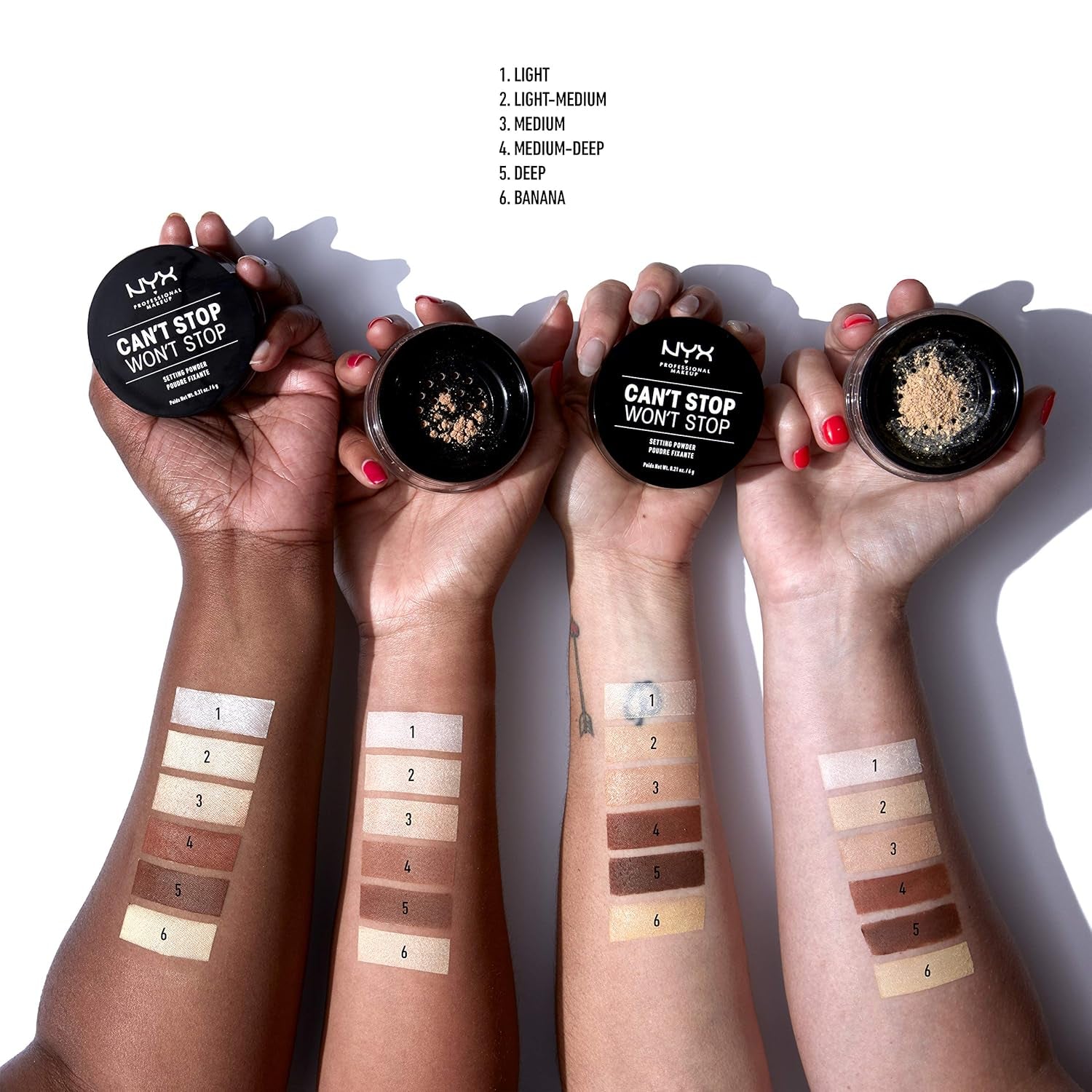 Can'T Stop Won'T Stop Loose Setting Powder - Light